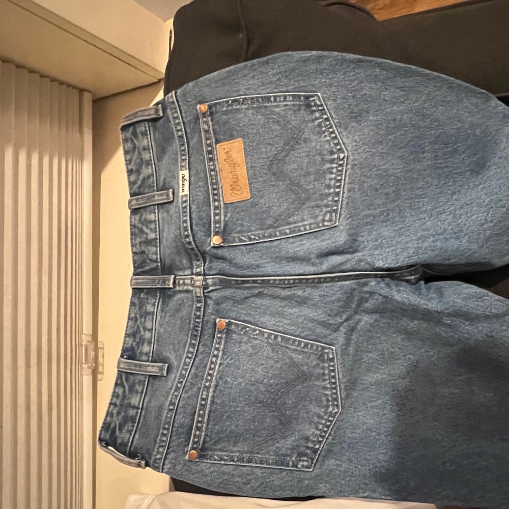 Wrangler Wild West High-Rise Straight Leg Jeans